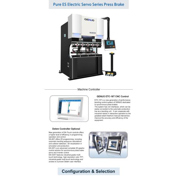 Energy-saving Electric Press Brake CNC 4 Axis 6 Axis Metal Sheet Bending Machine