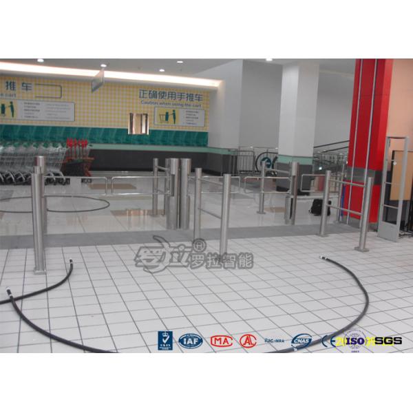 Semi - Automatic Swing Barrier Gate Card Readers for Door Entry Pass System