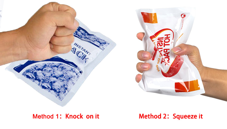 Customized instant ice pack disposable cold packs medical therapy CE ISO13485 certificate