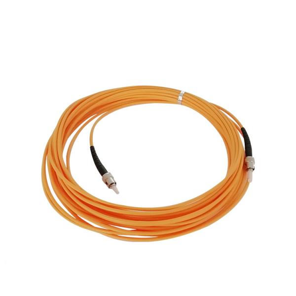 Quality 50dB Simplex Fiber Optic Patch Cord , St To St Single Mode Fiber Patch Cable for sale