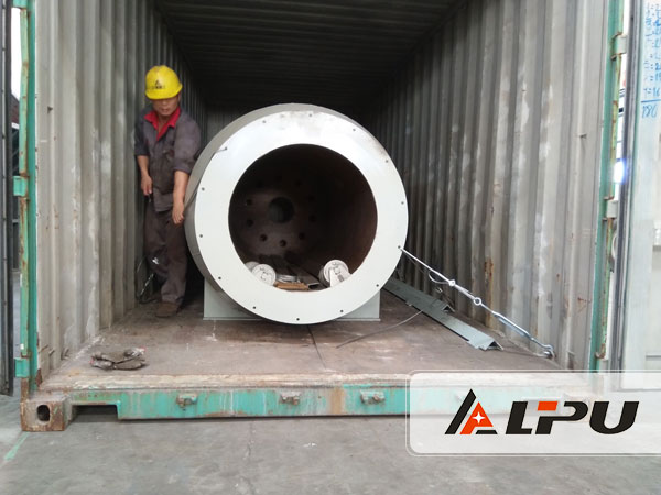 rotary dryer exported to Dominica