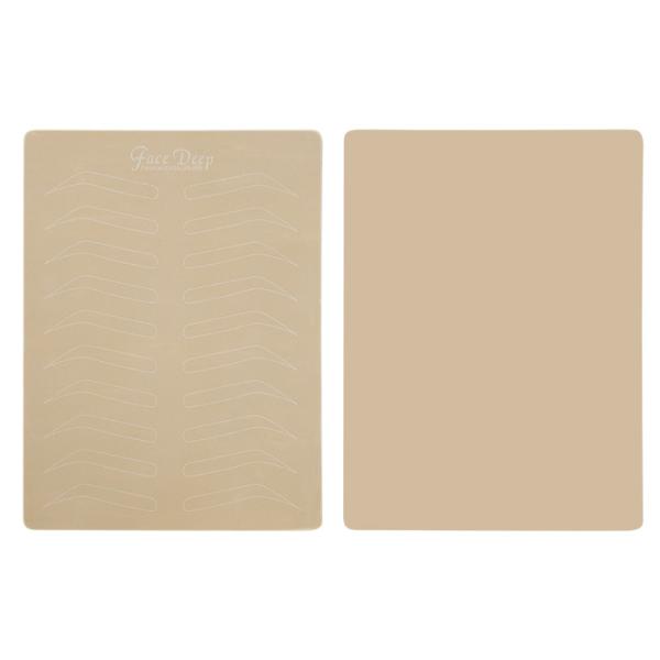 Rubber Semi Permanent Makeup Practice Skin Latex Wrote Without Tattoo Ink or Pigment