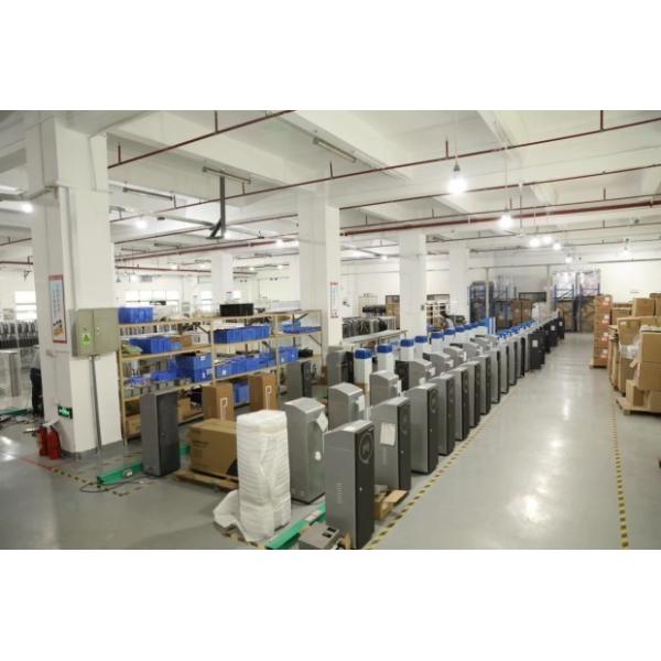 Double Door Full Height Turnstile Gate With Dc Brushless Motor Driving