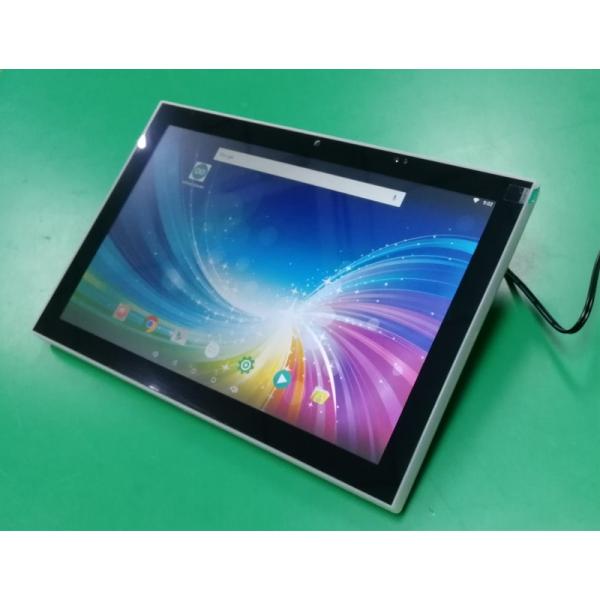 IPS Capacitive Screen NFC Reader 10 Inch Tablet With Wall Rugged Bracket Ehernet RJ45