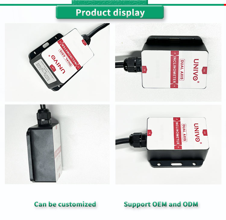 UNIVO UBIS-428 Industrial Dual Axis Inclinometer with High Accuracy and Analog Output