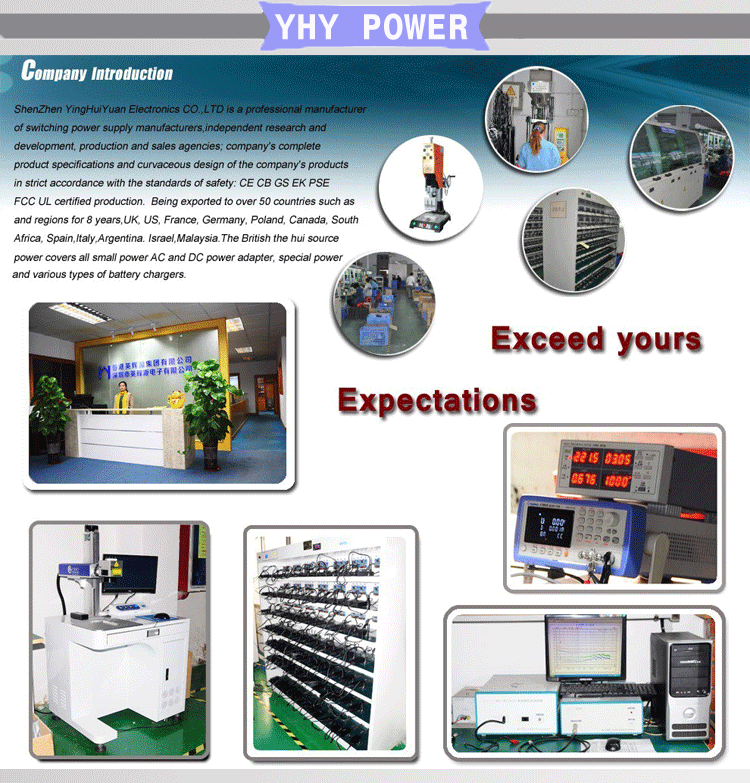 12V 1A Interchangeable Plug Power Adapter Meet DOE Efficiency Level Vi