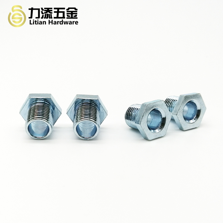 M16 Hexagonal Rivet Nut Hollow Bolt Nickel Plated For Multiapplication