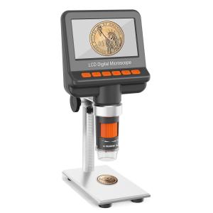 China LCD 12MP High Resolution Digital Microscope Screen 1200x Magnification on sale