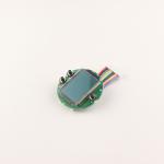 VA Black Round Shape 3.0V Monochrome VA 7 Segment Lcd Display Module