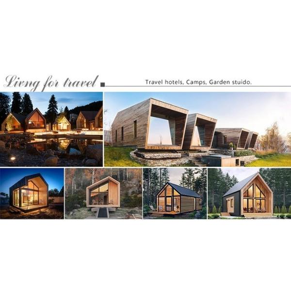 Prefab Home Easy Assembled House Light Steel Framing modular home Wooden House Resort Bunglalow