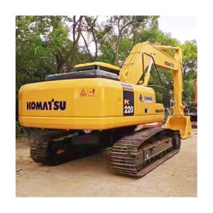 22 Ton Second Hand Komatsu Excavators PC220-7 With Direct Injection Engine