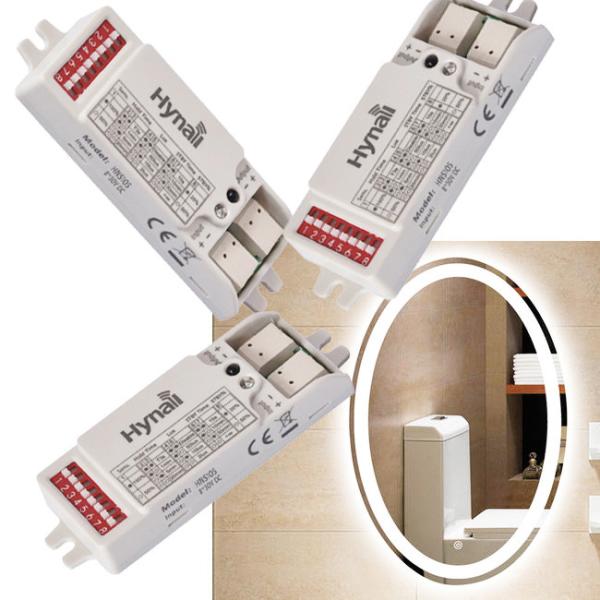 HNS105 Microwave Motion Sensor Switch DIP Switch Setting 3~6meter Mounting