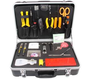 China Rugged Field Case Deluxe Fiber Optic Splicing Tool Kit , Fiber Optic Installation Tools wholesale