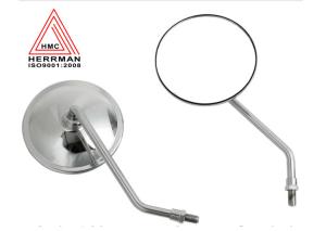 PP Material Motorcycle  Spare Parts Motorcycle Convex Mirror For Suzuki GN125H