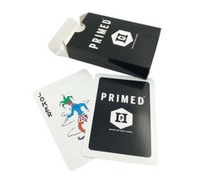 China CMYK PMS Debossing Paper Playing Cards , 350g Custom Game Card Printing on sale