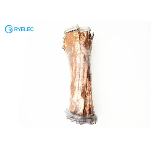 Multicolor Shielded Flat Ribbon Cable , Twisted Ribbon Cable Used In High - Speed Video