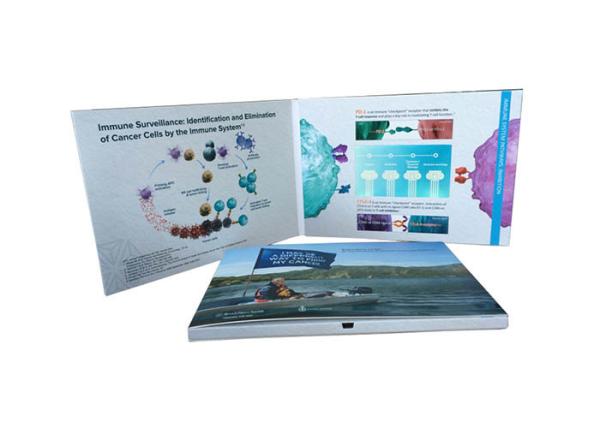 Quality Rechargeable LCD Invitation Card 2G Memory Capacity Used In Promotion for sale