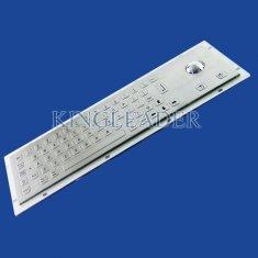 Quality Rugged 65 Keys Industrial Kiosk Keyboard With Short Keys And Trackball for sale