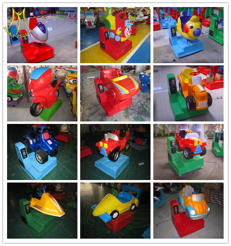 Hansel  high qualitaty coin kiddie train  ride kiddie equipment rides in mall