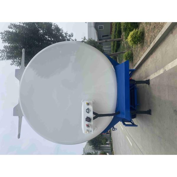 CIMC SA240 Stainless Steel 3 axles high strength steel with vacuum insulation cryogenic pressure LNG Gas Tanker Semi Trailer