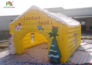 China Customized Size Inflatable Advertising Products Christmas House Snowma Tent wholesale