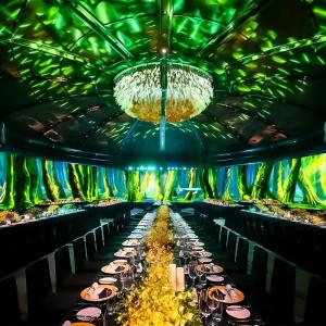 China Wall Interactive Hologram Projector Immersive Restaurant 5200 Lumens wholesale