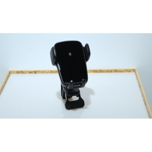 Semi-automatic Intelligent Induction Wireless Car Charger with 1 Year Warranty and ABS+PC Material for iPhone