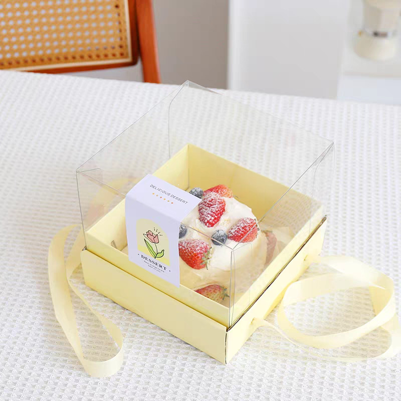 Custom Order Accepted Cake Packaging Boxes with AI CDR Or PDF Design Requirement and Matt Lamination