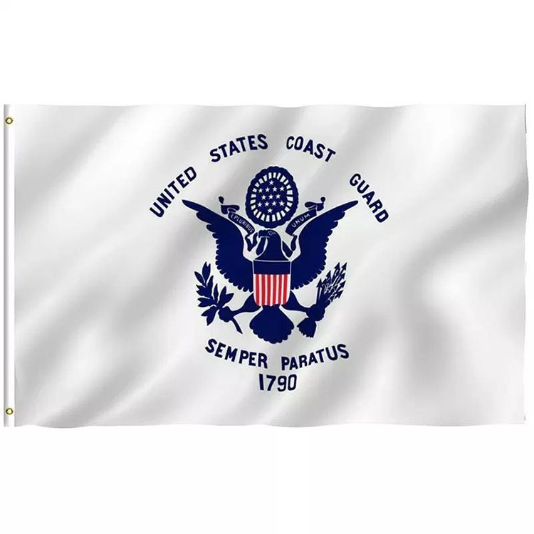 Coast Guard customized screen printed high quality