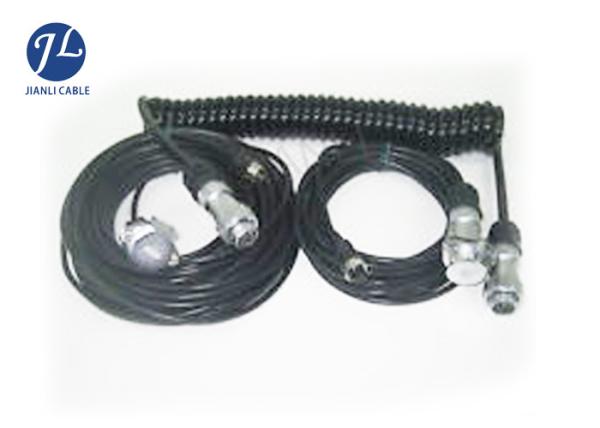 Quality 4M 7 Way Rear View Camera Cable , Automotive Security Camera Power Extension Cable for sale