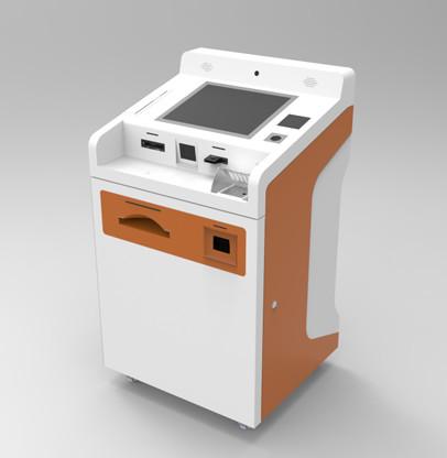 Quality One Year Warranty VTM ATM Kiosk Self Registration Card Dispensing In Bank Lobby for sale