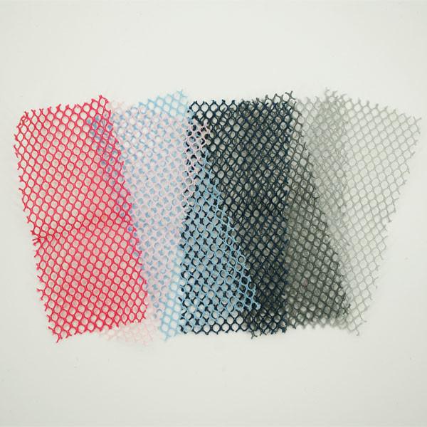 Quality Breathable Hexagonal Polyester Air Mesh Fabric 55GSM Durable for sale