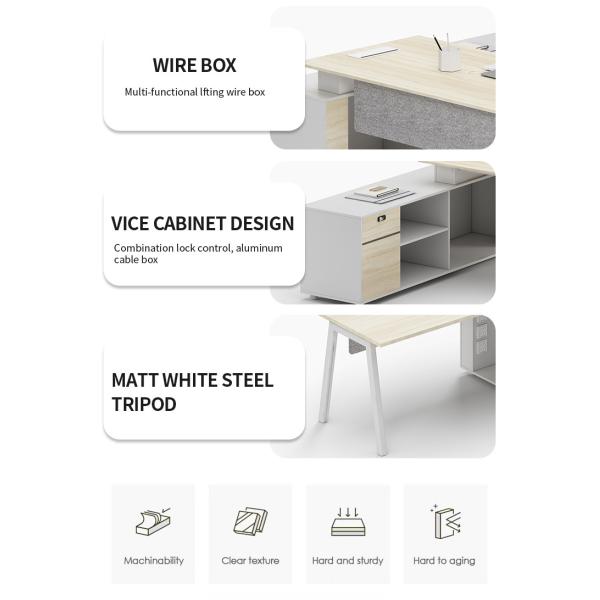 Modern Office Furniture Director Workstation Desk CEO Table Manager Executive Office Desk