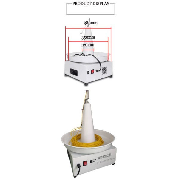 9kg Capacity Small Cable Wire Unwinding Machine with Automatic Rotary Wire Spool Feeder