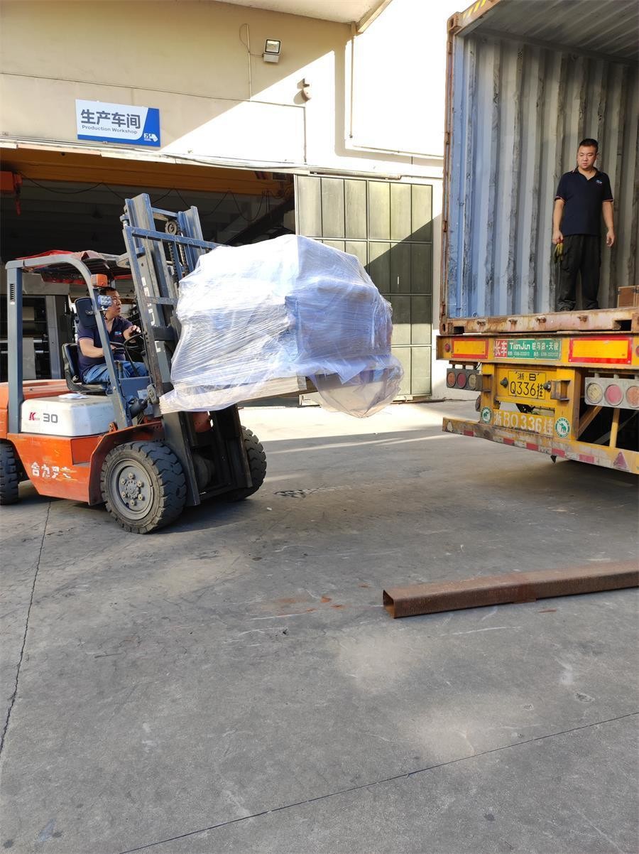 Auto Paper Roll to roll Flexo Press Machine with anilox and cycliner wth quickly change structure