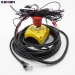 UL Wire Custom Electronic Emergency Stop Push Button Switch With RJ45 Wiring