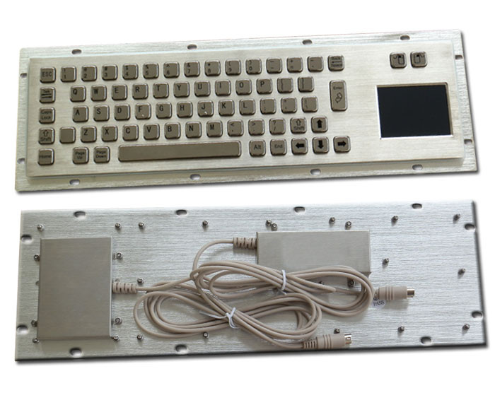 Vandal Proof Industrial Computer Keyboard with Mouse for Accuate Pointing Device