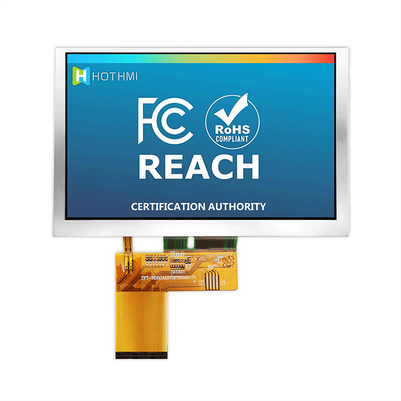 IC 7262 Color TFT Touch Display Screen Multipurpose 5.0 Inch 800x480 Dots TFT-H050A1SVIST6N40