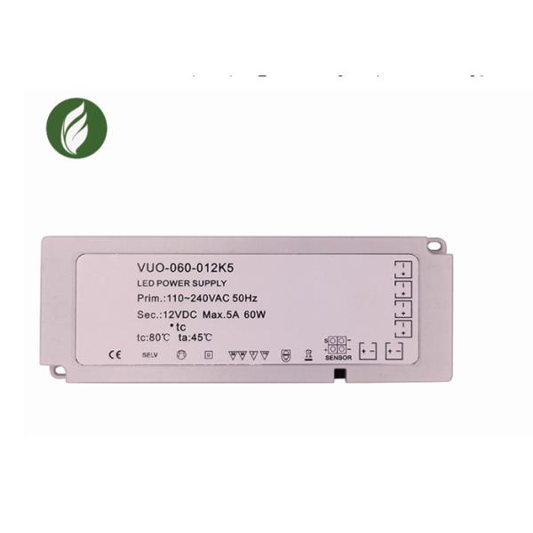 EMI Filtering IP20 12V LED Driver For Indoor Cabinet Lighting