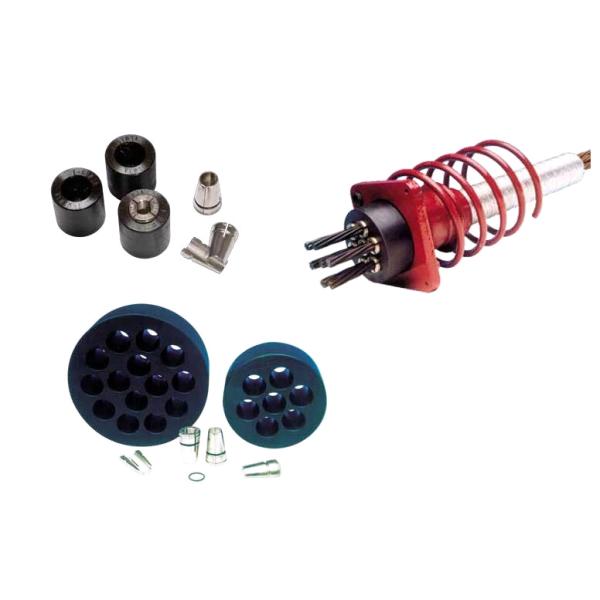 Concrete Structure Prestressed Strands Round Anchor Multi Holes 12.7 Mm