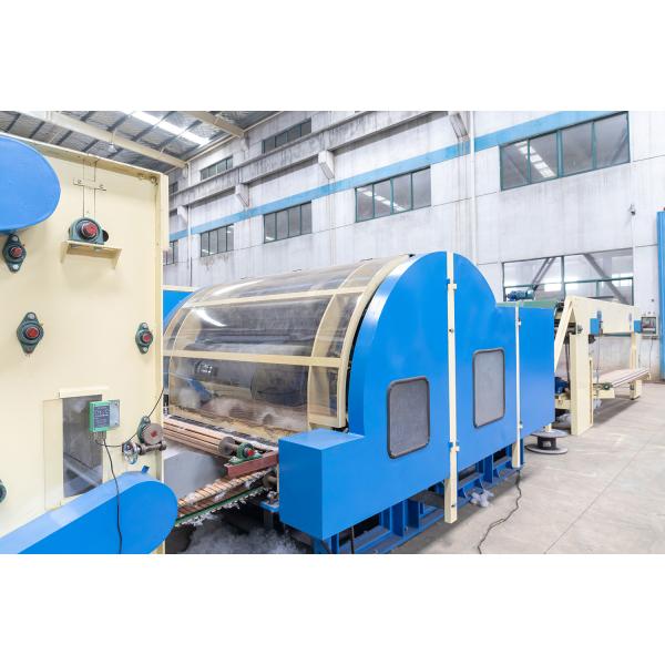 Opening Microfiber Carding Machine For Polyester Fiber Sheep Wool Cashmere 1.5D-20D