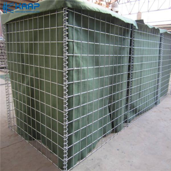 Impregnable Hesco Sand Barrier Galvanized Military Fortification