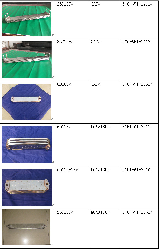 Diesel engine parts DE08 Oil Cooler Cover/ Oil Cooler Core Warranty 1year