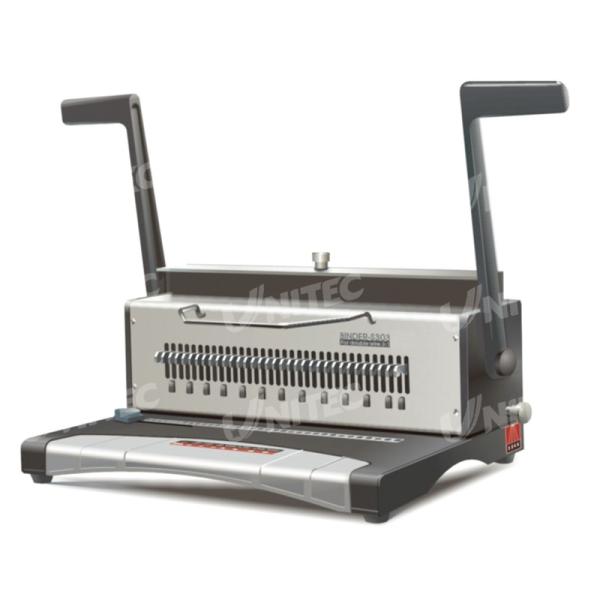 Quality Wire Electric Binding Machine 120 Sheets For Notebook / Workbook WB-2420B for sale