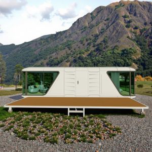 China Oem Apple Cabin House And Prefabricated Buildings Outside Office Cabin wholesale