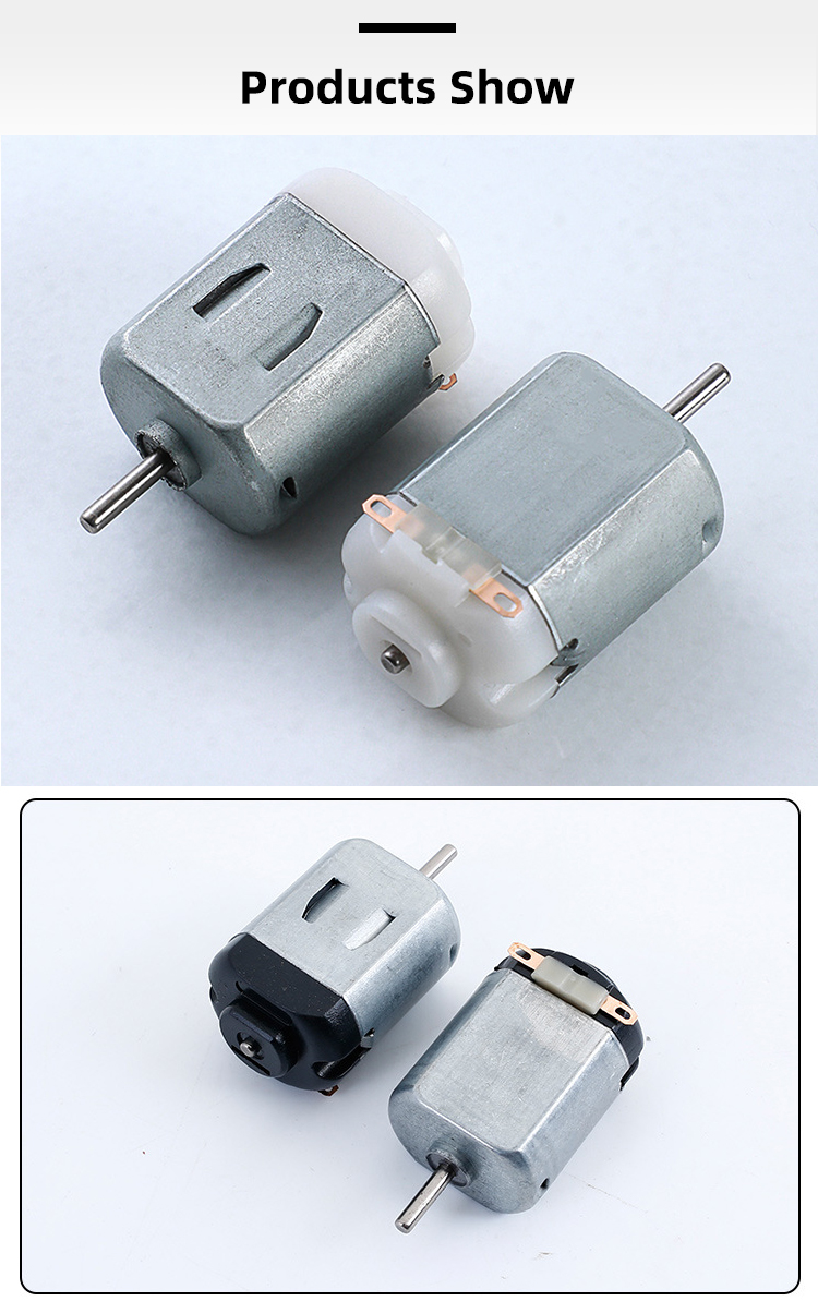 Faradyi Customized 3V High Torque High Speed 130 DC Motor Intelligent Rc Hobby for Diy Mini Fan