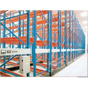 Motorized Heavy Duty Pallet Racks Electronically Powered Mobile Racking