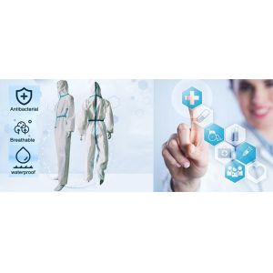 EN14126 Hospital Medical Protective Clothing Ppe Coverall Suit