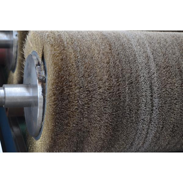 Carbonized wood wire brush drawing machine