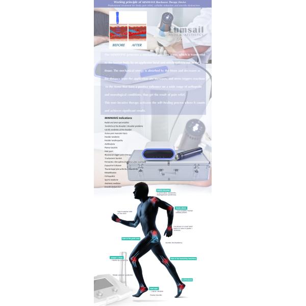 300K Shots Tendinopathy Acoustic Wave Therapy Machine 150mJ